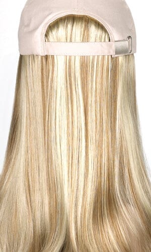 Wavy Hat Beige by Henry Margu | Hat with Hair / Synthetic Hair Fiber