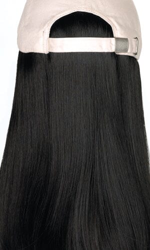 Wavy Hat Beige by Henry Margu | Hat with Hair / Synthetic Hair Fiber