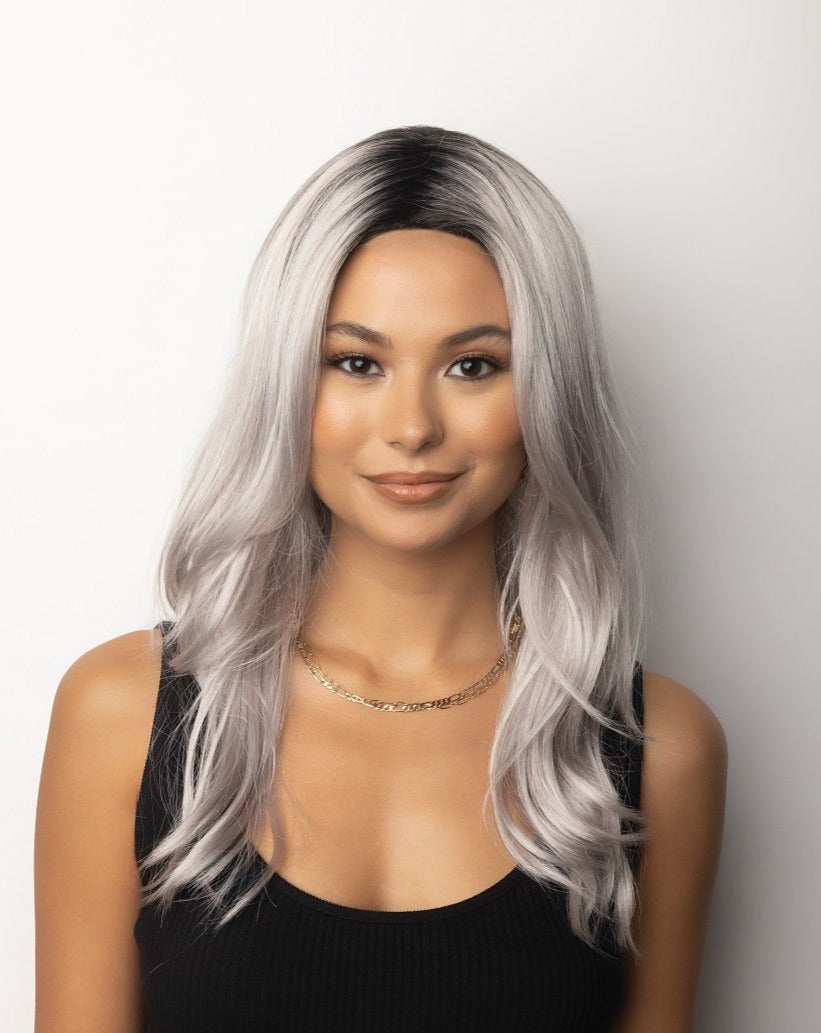 Open Box | Sage Wig by Rene of Paris | Synthetic Hair | Average Cap | Milky Opal-R
