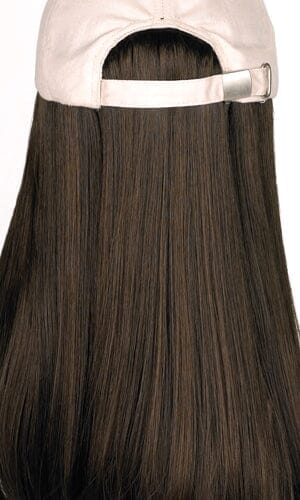 Wavy Hat Beige by Henry Margu | Hat with Hair / Synthetic Hair Fiber