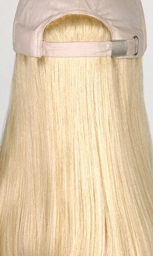 Wavy Hat Beige by Henry Margu | Hat with Hair / Synthetic Hair Fiber