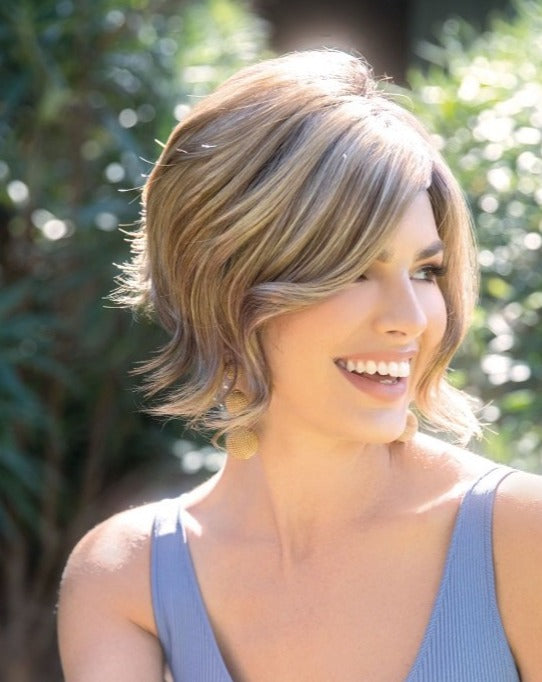 Open Box | Hallie Wig by Rene of Paris | Average Cap | Peanut Butter Swirl