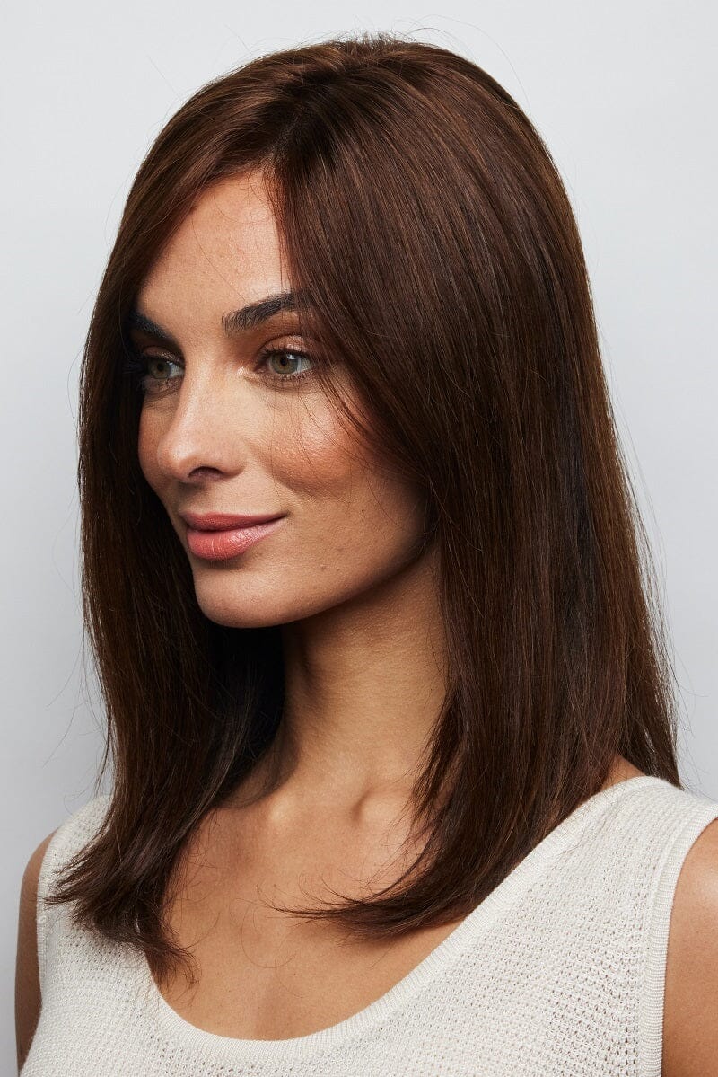 Amore Toppers - Remy 14" Human Hair Top Piece (#8708) - Remy Human Hair