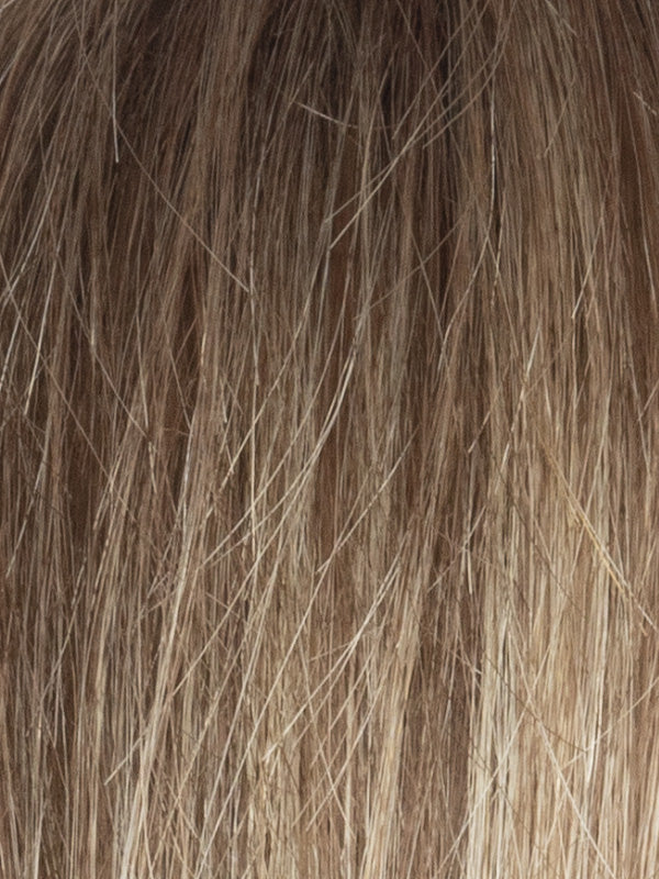 Open Box | Pixie TP Mono HT Topper by Amore | Heat Friendly Synthetic Hair | NM Cashmere Brown-SR