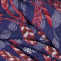 Christine Headwear - Sapphire Boho Printed Ribbon Set (#2164)