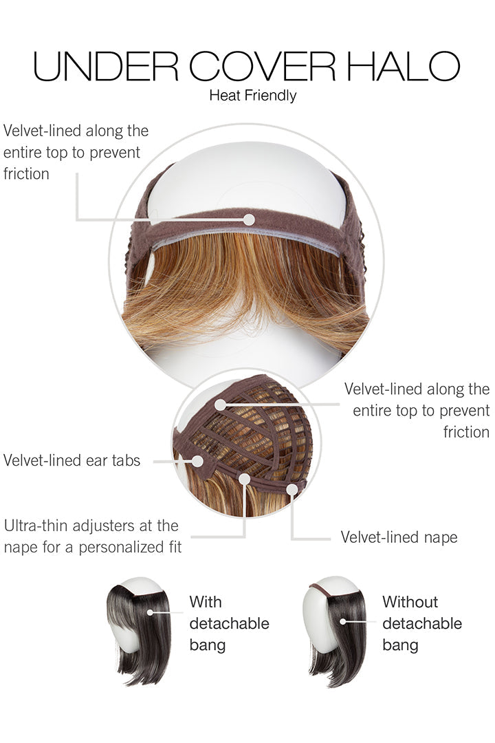 Under Cover Halo Wig by Gabor | Heat-Friendly Hair | Average Cap