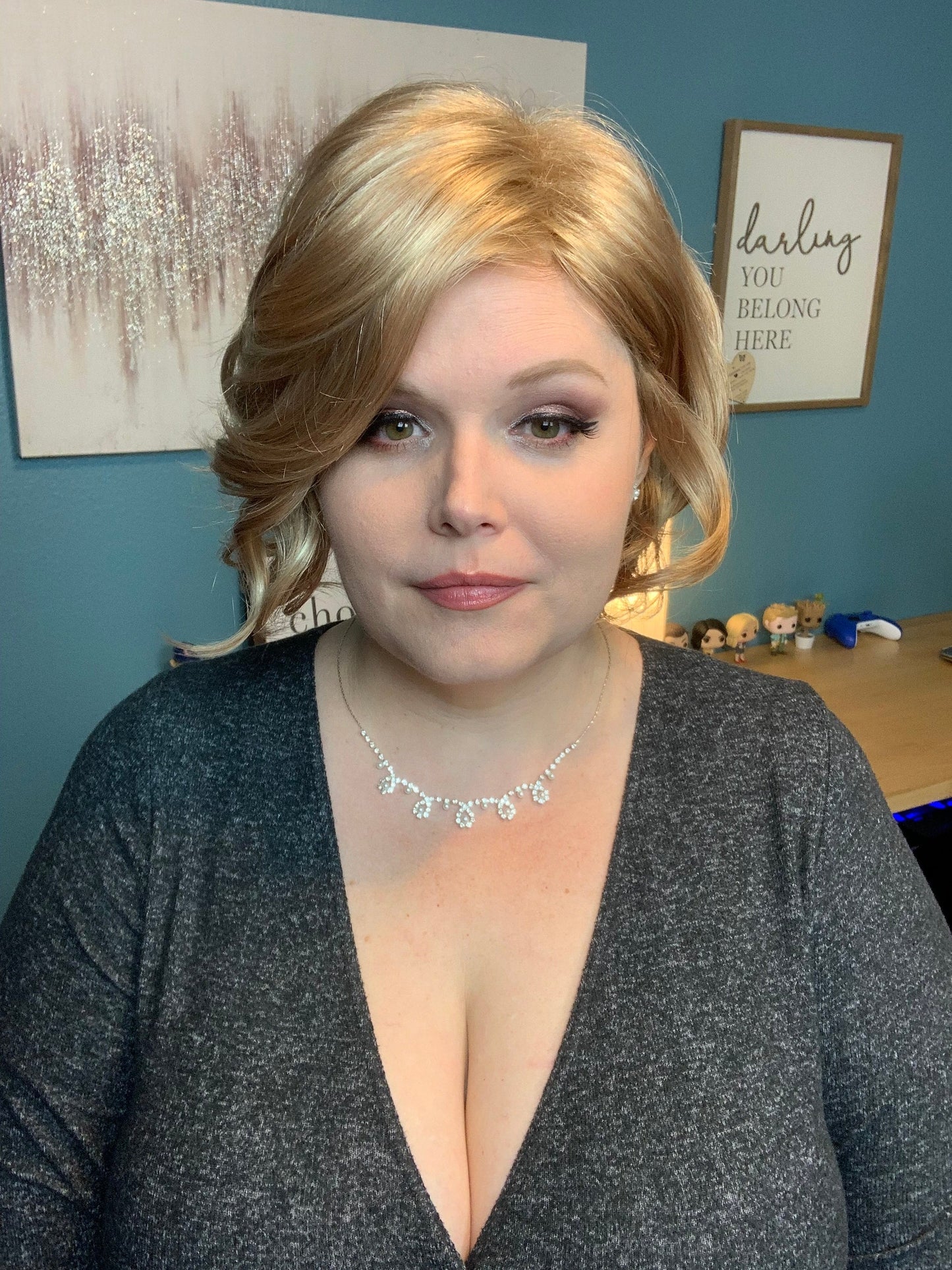 Open Box | Hallie Wig by Rene of Paris | Average Cap | Peanut Butter Swirl