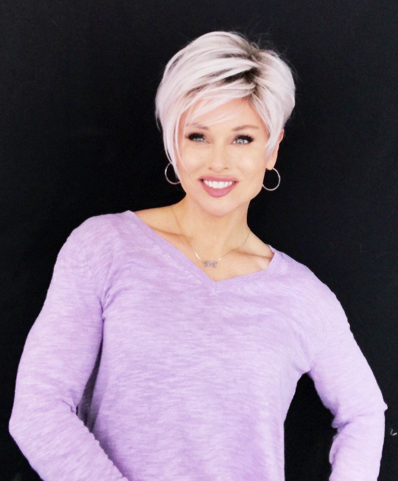 Open Box | Link Wig by Ellen Wille | Petite/Average Cap | Pearl Blonde Rooted