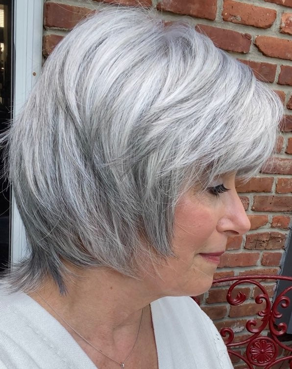 Open Box | Jane Wig by Envy | Synthetic Hair | Light Grey