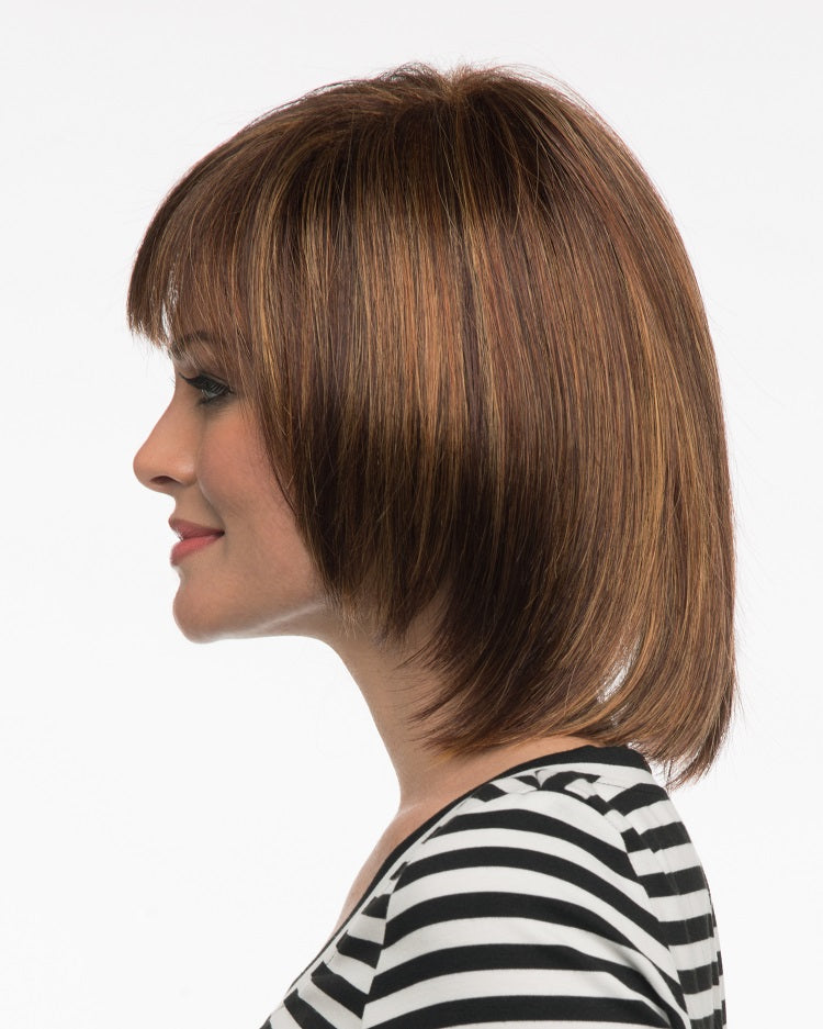 Open Box | Jasmine Wig by Envy | Synthetic Hair | Average Cap | Dark Brown