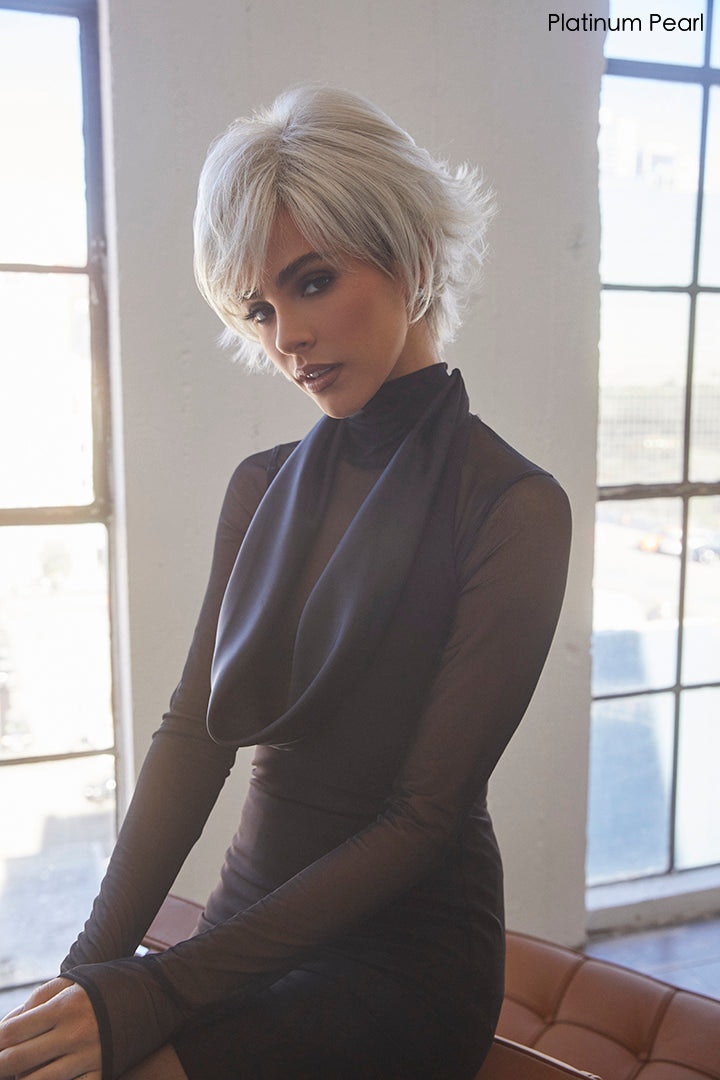 Open Box | Kason Wig by Rene of Paris | Average Cap | Silver Stone-R