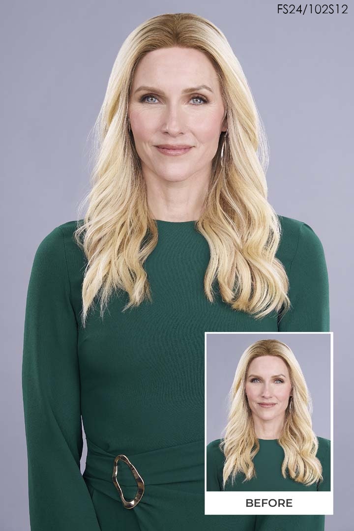 Top Form Lace Topper 18" by Jon Renau | Remy Human Hair