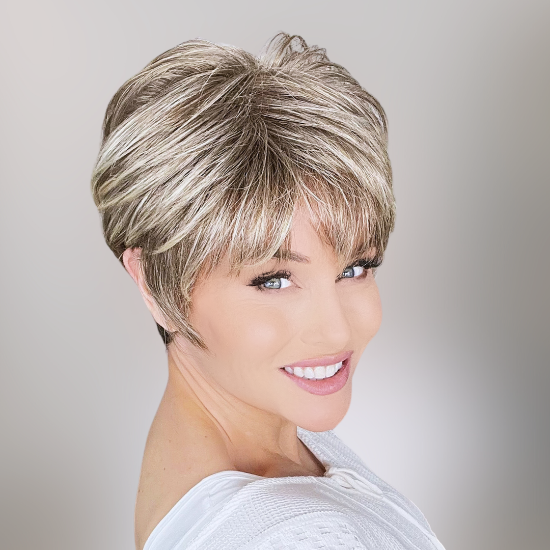 Open Box | Sally Wig by Noriko | Synthetic Hair | Average Cap | Toasted Brown