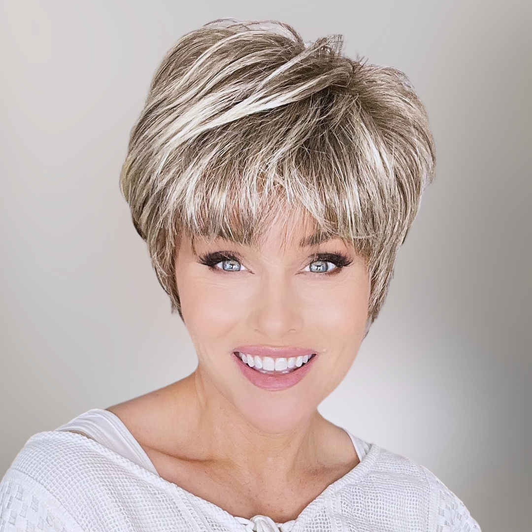 Open Box | Sally Wig by Noriko | Synthetic Hair | Average Cap | Toasted Brown