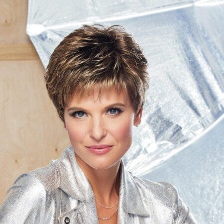 Winner Ultra Petite Wig by Raquel Welch in SS10/22 Shaded Iced Cappuccino | Open Box | All Sales Final