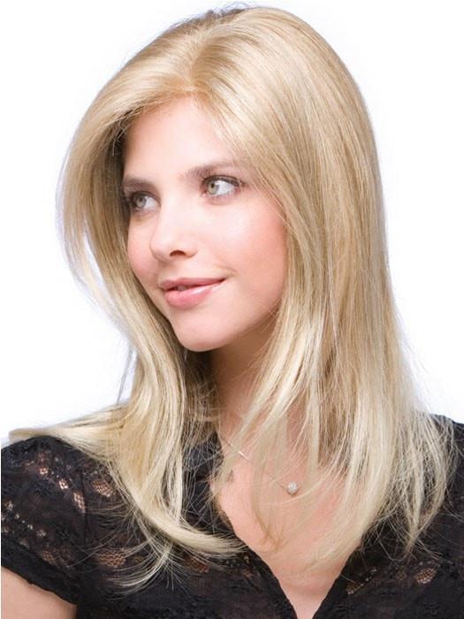 Open Box | Long Mono Topper by Amore | Synthetic Hair | Nutmeg-F