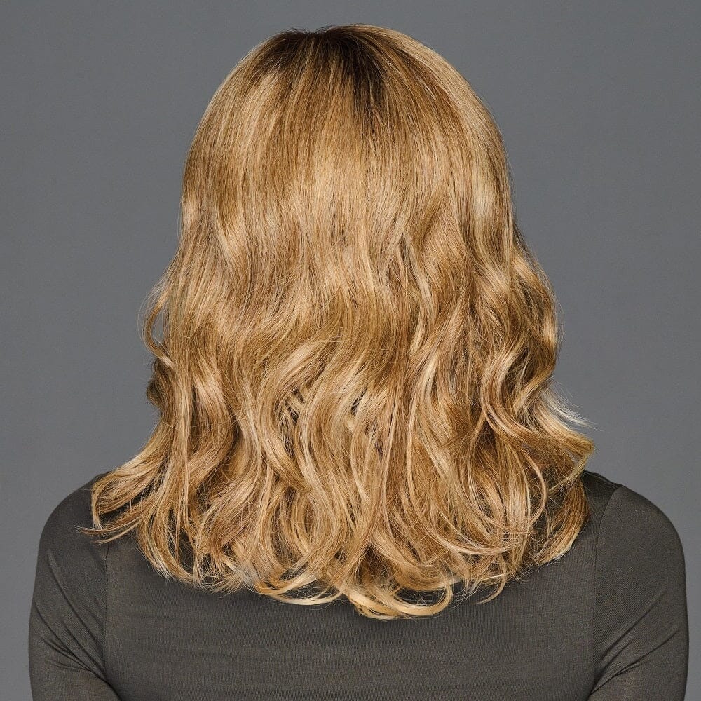 Top Billing Wavy 14" Topper by Raquel Welch in RL19/23SS Shaded Biscuit | Open Box | All Sales Final