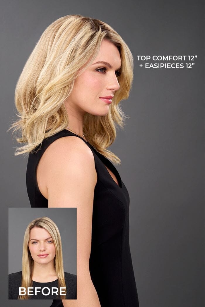 Top Flex 12" Remy Human Hair Topper by Jon Renau