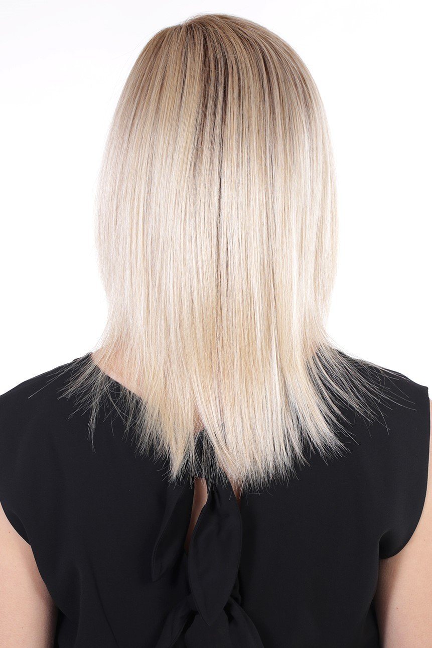 Belle Tress Toppers - Remy Human Hair Lace Front Mono Top 14" (#1000)