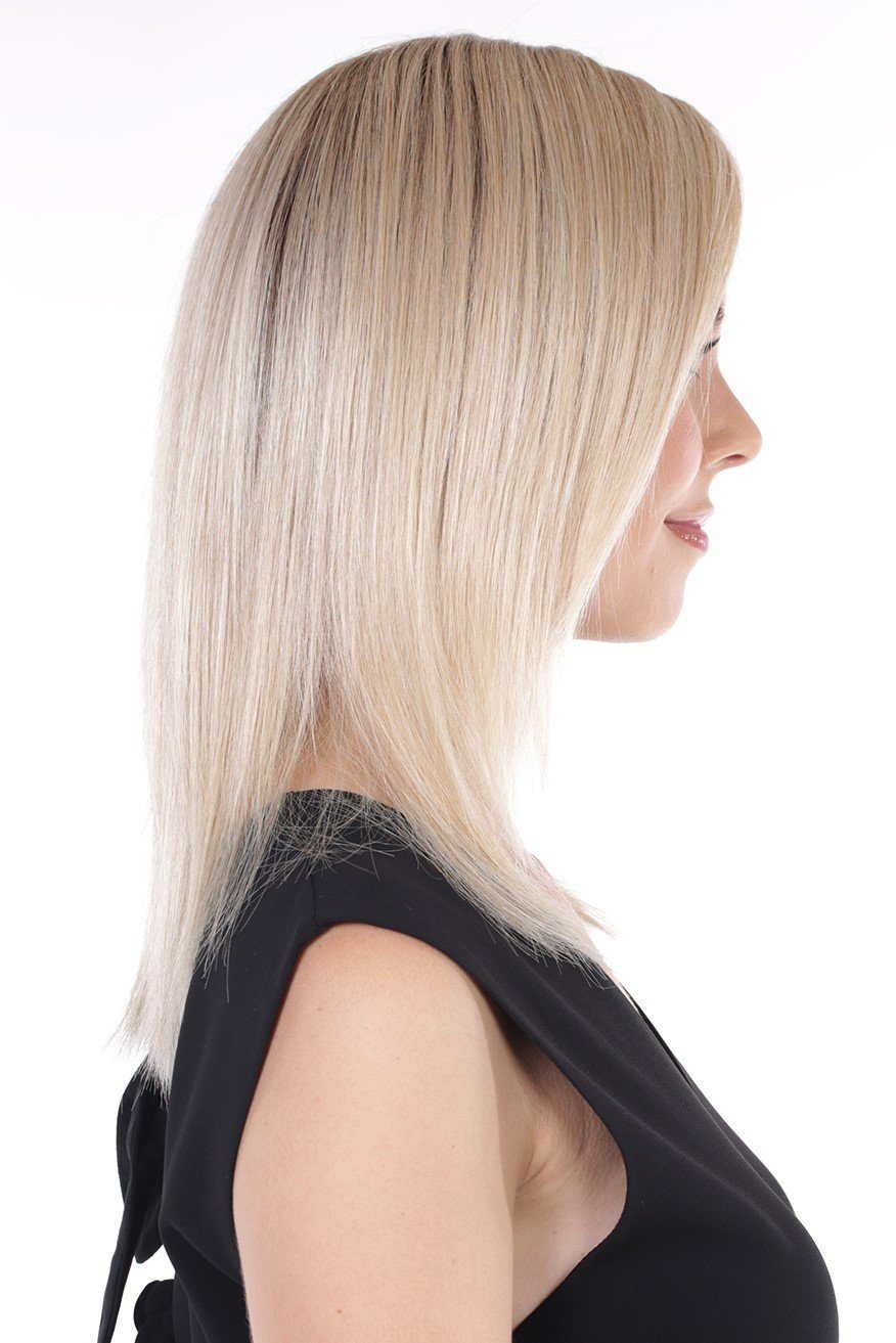 Belle Tress Toppers - Remy Human Hair Lace Front Mono Top 14" (#1000)