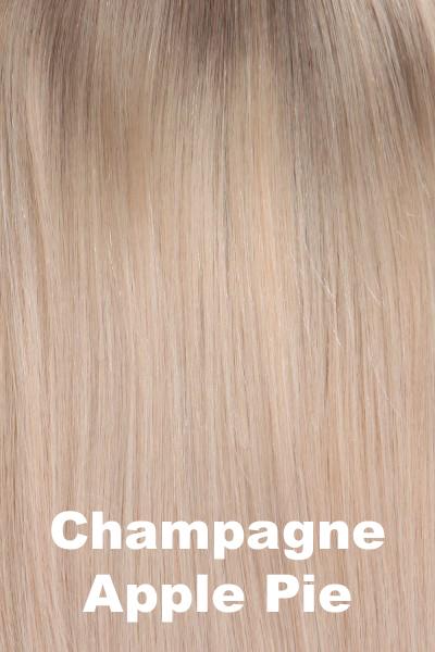 Belle Tress Wigs Toppers - Premium Remy Human Hair Lace Front Mono Top 18" (#1001)