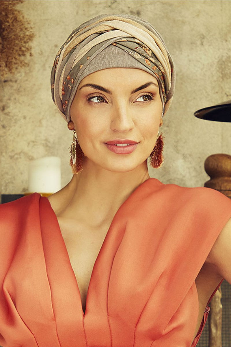 Christine Headwear - Scarlett Boho Turban Set (#3032)