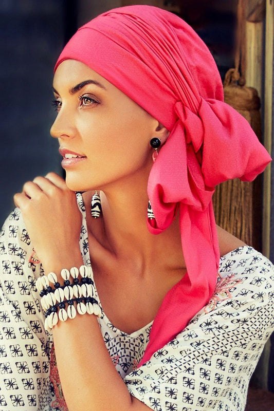 Christine Headwear - Sapphire Boho Turban Set (#2163)