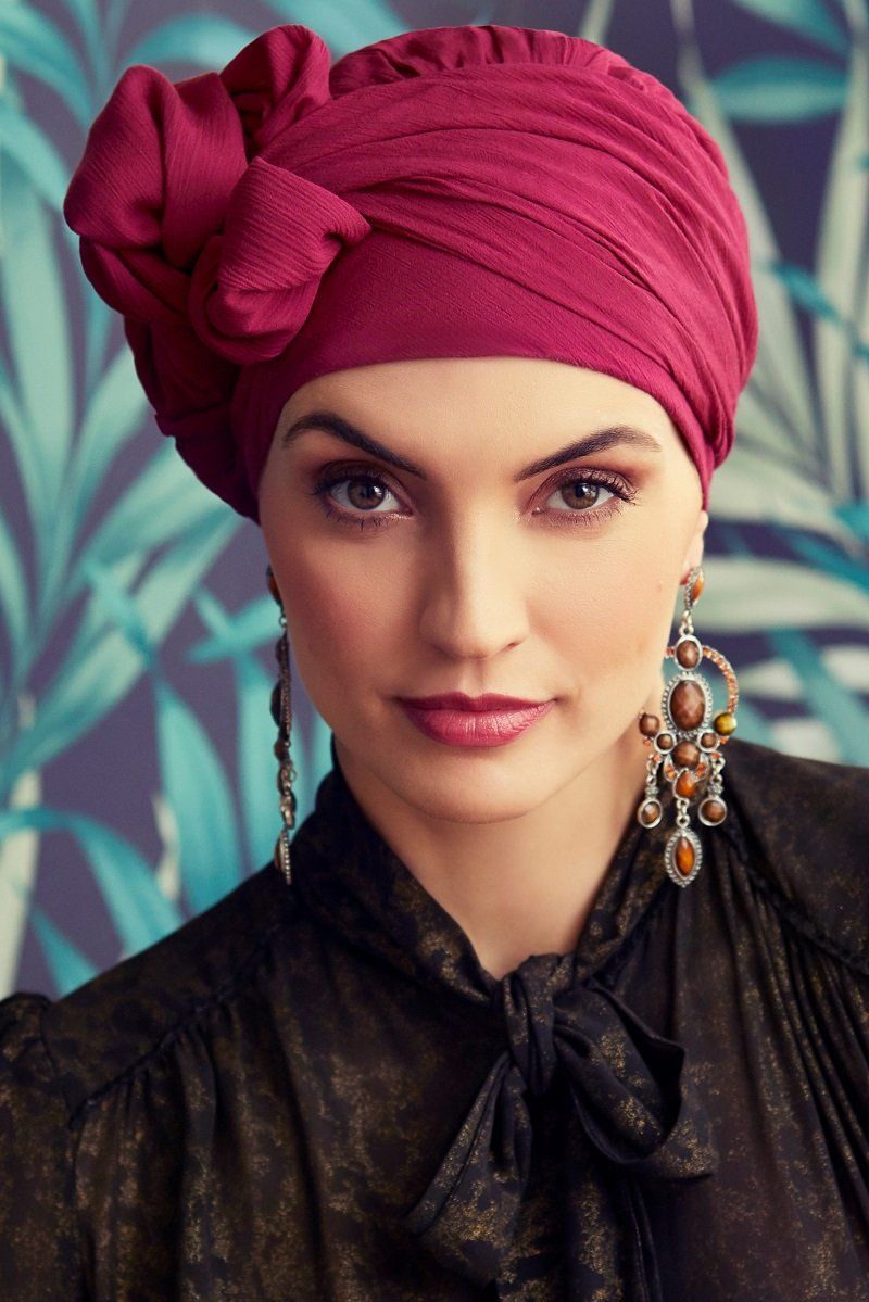 Christine Headwear - Sapphire Boho Turban Set (#2165)