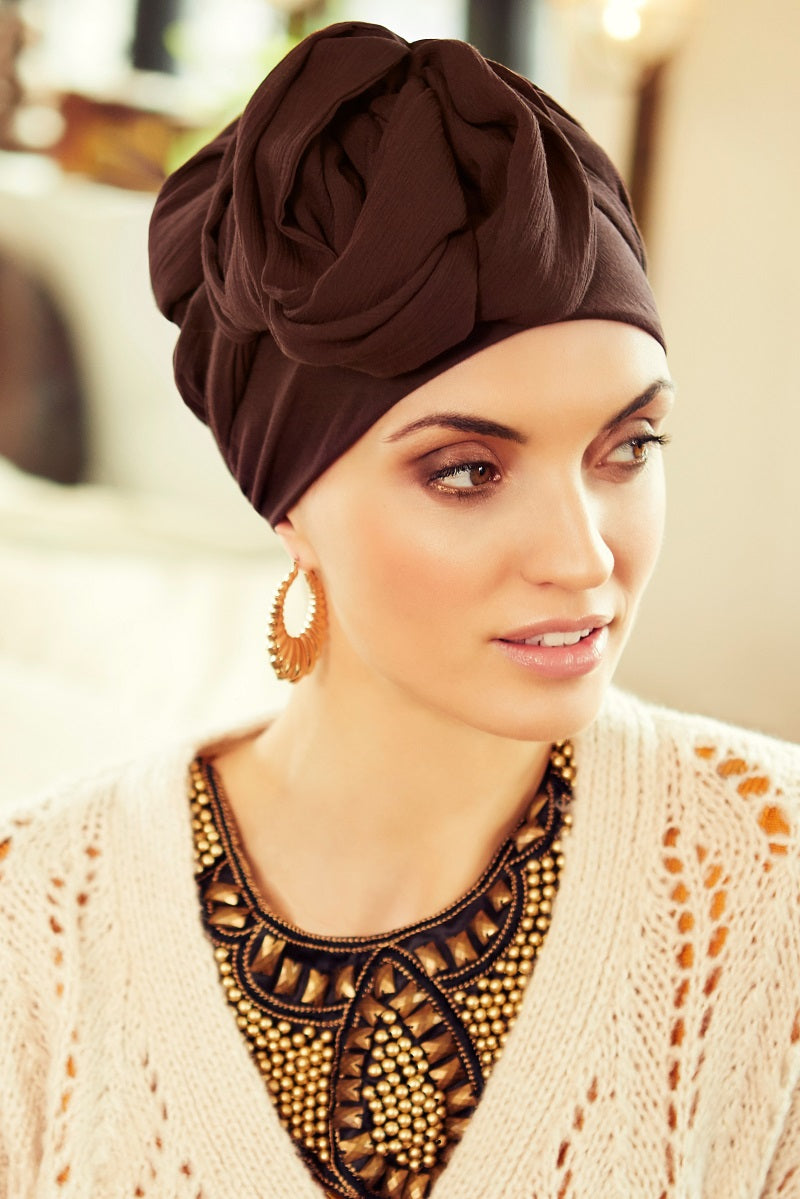 Christine Headwear - Sapphire Boho Turban Set (#2165)