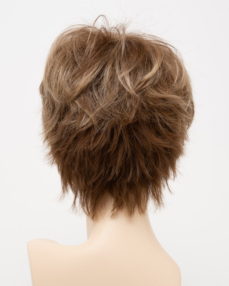 Open Box | Flame Wig by Envy | Human Hair/Heat Friendly Synthetic Blend Hair | Average Cap | Cinnamon Raisin