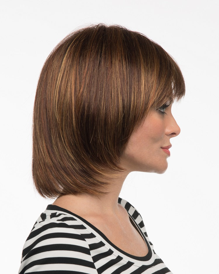 Open Box | Jasmine Wig by Envy | Synthetic Hair | Average Cap | Dark Brown