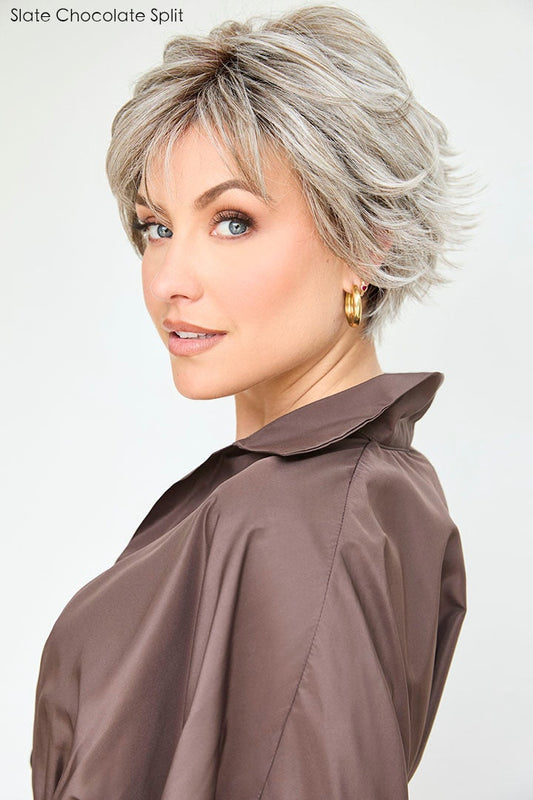 Open Box | Star Wig by Rene of Paris | Heat Friendly Synthetic Hair | Average Cap | Dark Chocolate