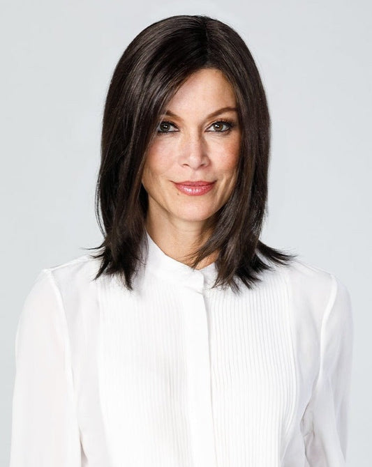 Top Coverage HT Straight Topper 12" by Jon Renau | Synthetic Hair