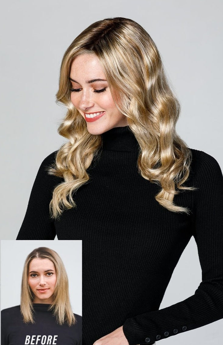 Top Coverage 18" Wavy Topper by Jon Renau | Synthetic Hair