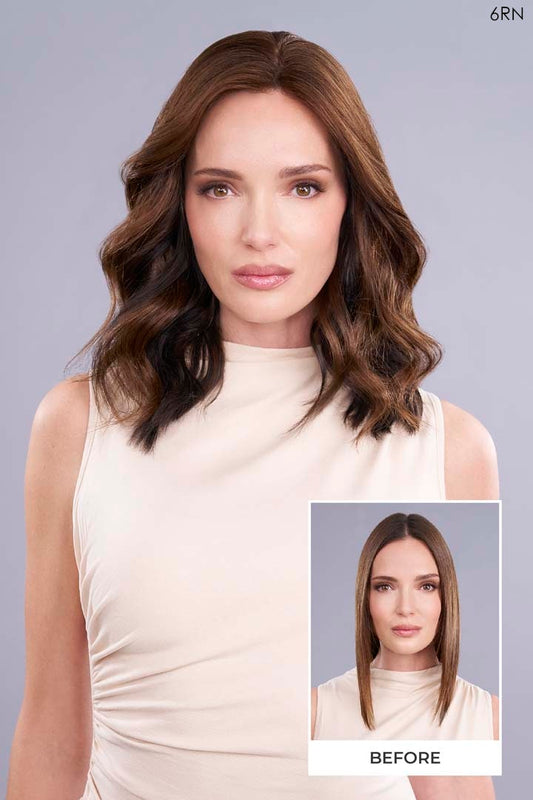 Top Form Lace Topper 14" by Jon Renau | Remy Human Hair