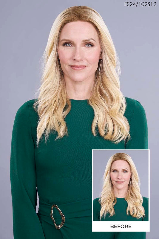Top Form Lace Topper 18" by Jon Renau | Remy Human Hair