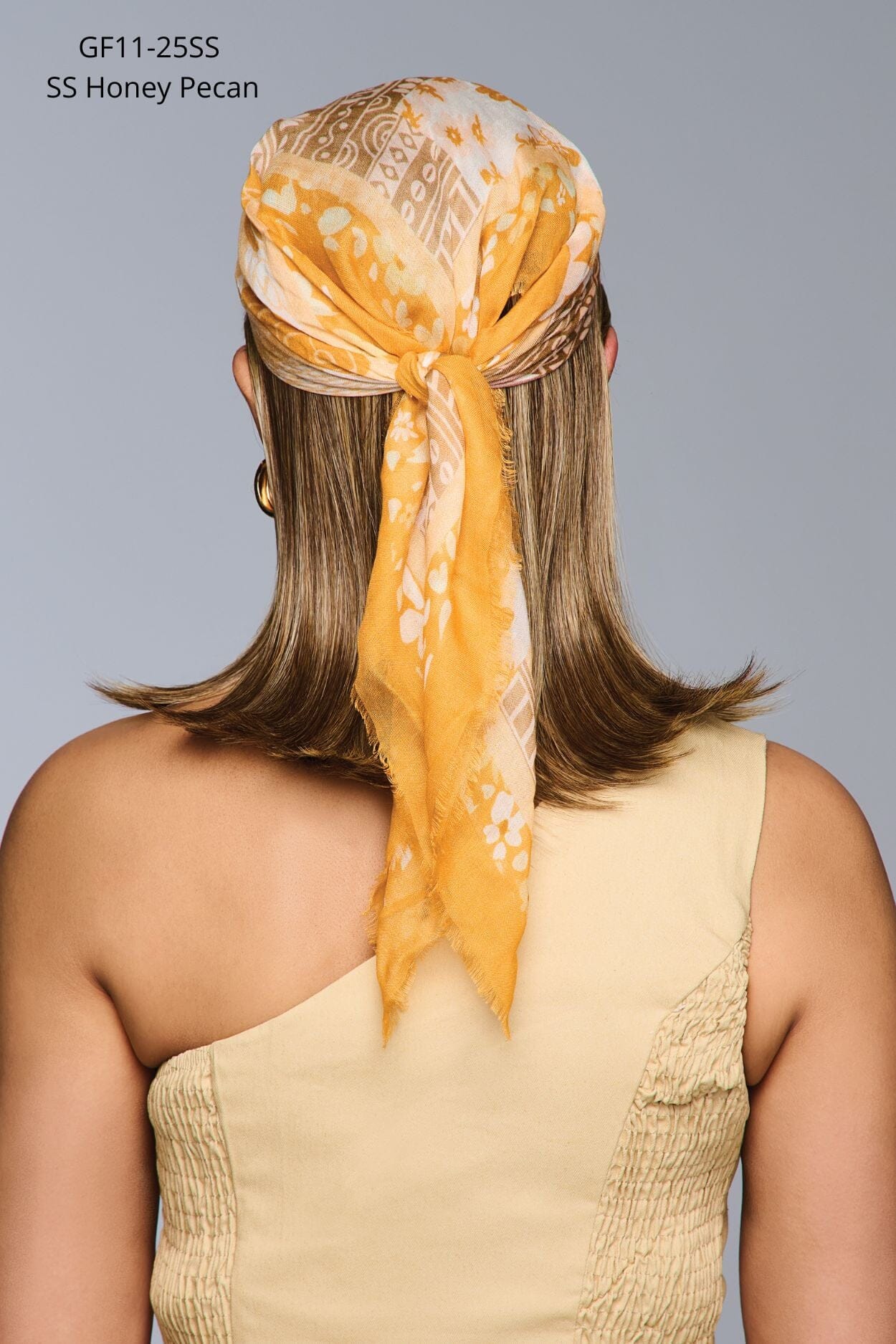 Under Cover Halo Hairpiece by Gabor | Heat Friendly Synthetic in Shaded Biscuit | Open Box | All Sales Final