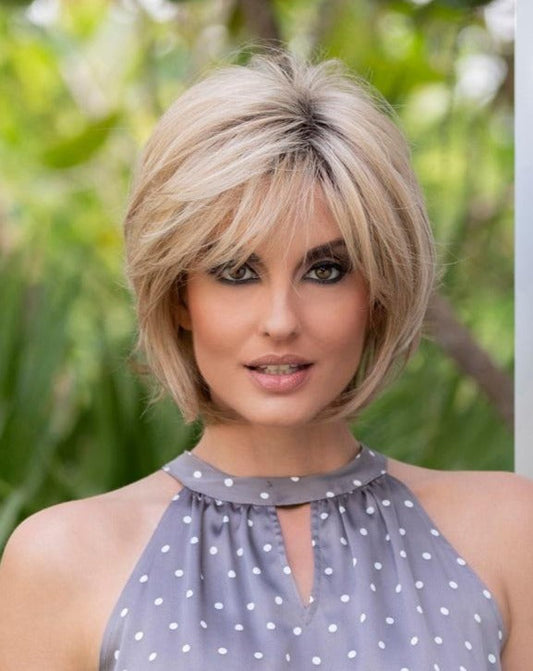 Whitney Wig by Envy | Human Hair/Heat Friendly Synthetic Blend Hair | Average Cap
