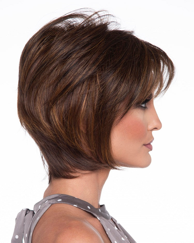 Whitney Wig by Envy | Human Hair/Heat Friendly Synthetic Blend Hair | Average Cap
