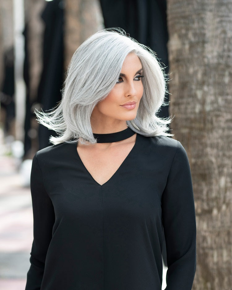Zoey Wig by Envy | Human Hair/Heat Friendly Synthetic Blend Hair | Average Cap