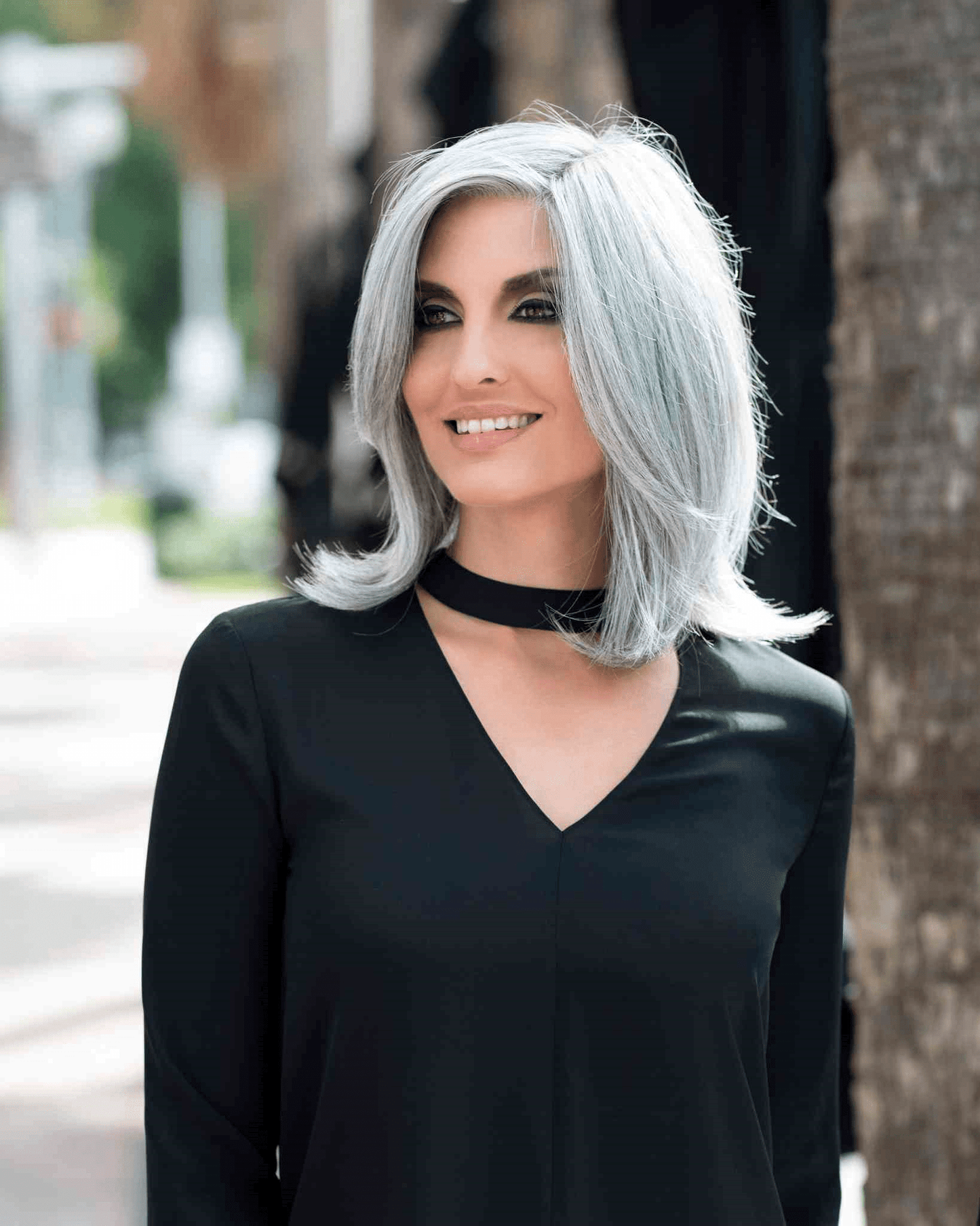 Zoey | Human Hair/ Synthetic Blend Wig (Mono Top)