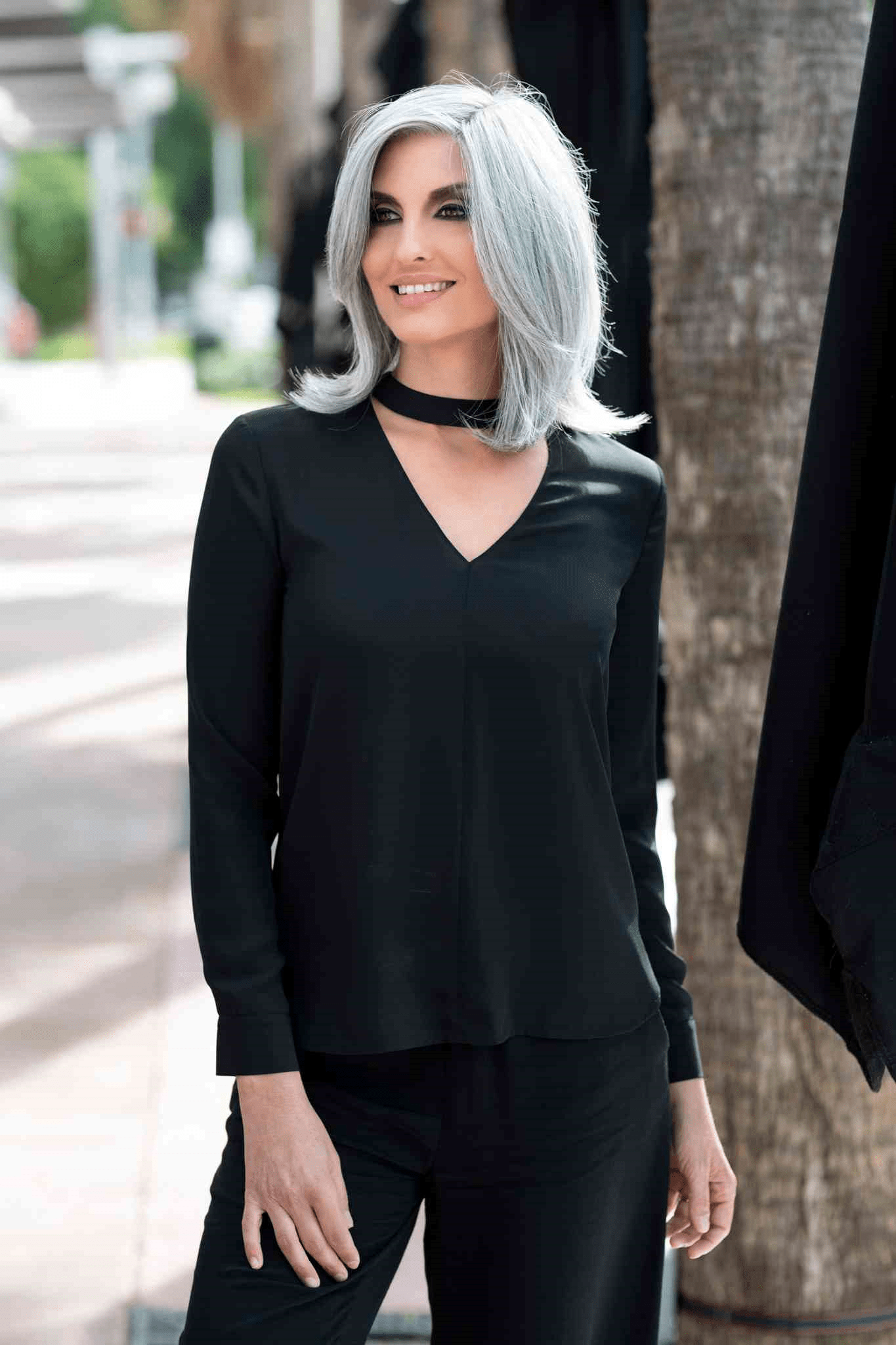 Zoey | Human Hair/ Synthetic Blend Wig (Mono Top)