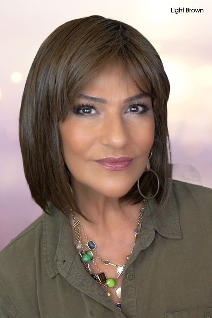 Whisper Wig by Toni Brattin | Heat Friendly Synthetic Hair | Average Cap
