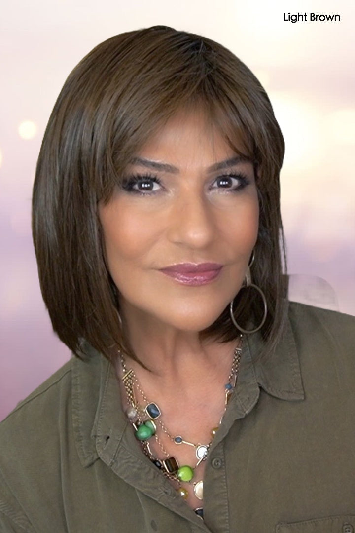 Whisper Wig by Toni Brattin | Heat Friendly Synthetic Hair | Large Cap