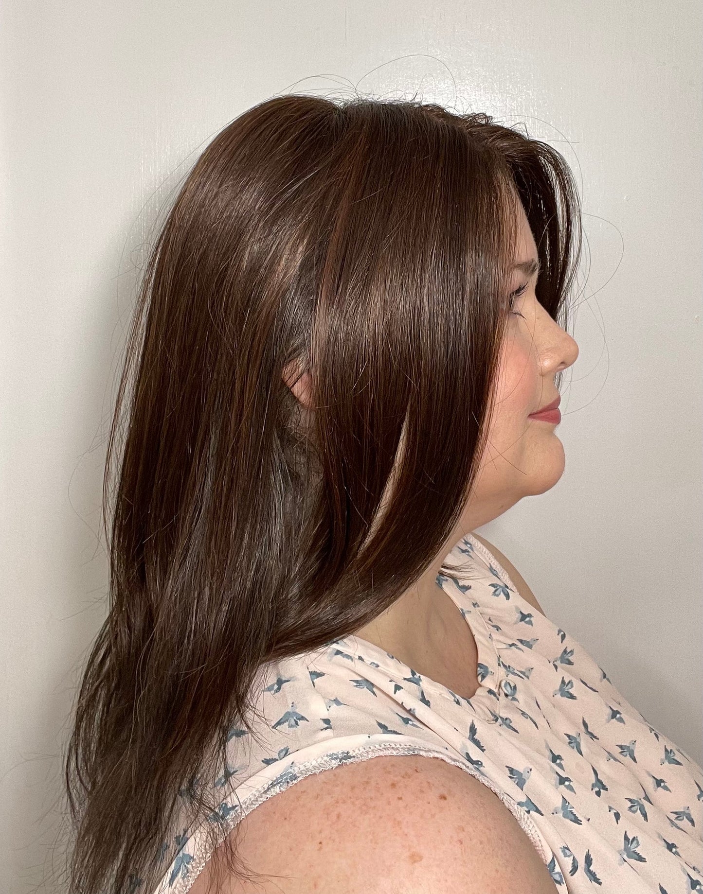 Open Box | easiPart Medium HD Topper 12" by easiHair | Heat Friendly Synthetic Hair | 101/48T