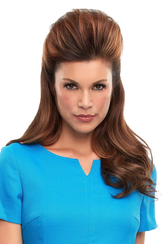 Top This 16"  Human Hair Topper by Jon Renau | Discontinued | Final Sale: No refunds or exchanges