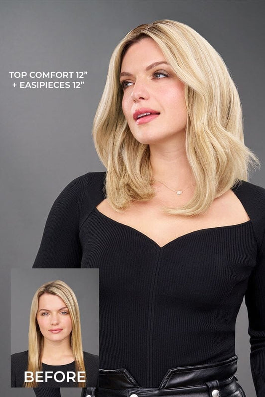 Top Comfort 12" Remy Human Hair Topper by Jon Renau