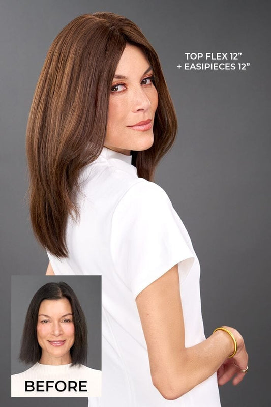 Top Flex 12" Remy Human Hair Topper by Jon Renau